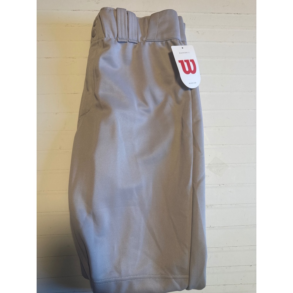 Wilson Baseball Pants Mens Large Grey New WB6003802L Athletic Performance‎ Sport